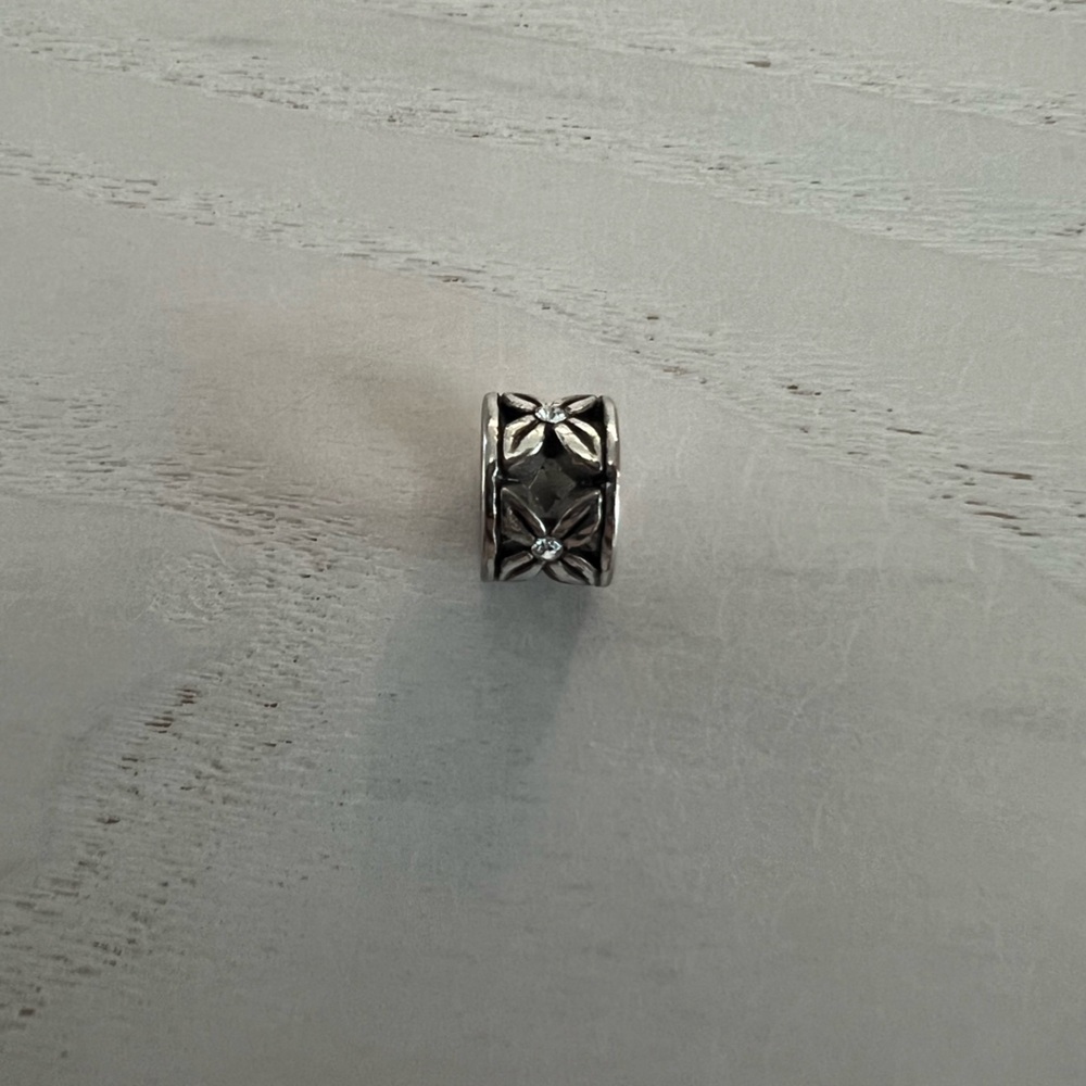 Brighton Crystal Flower Spacer Charm Bead